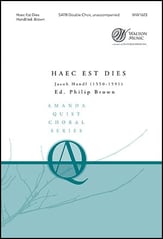 Haec Est Dies SATB choral sheet music cover